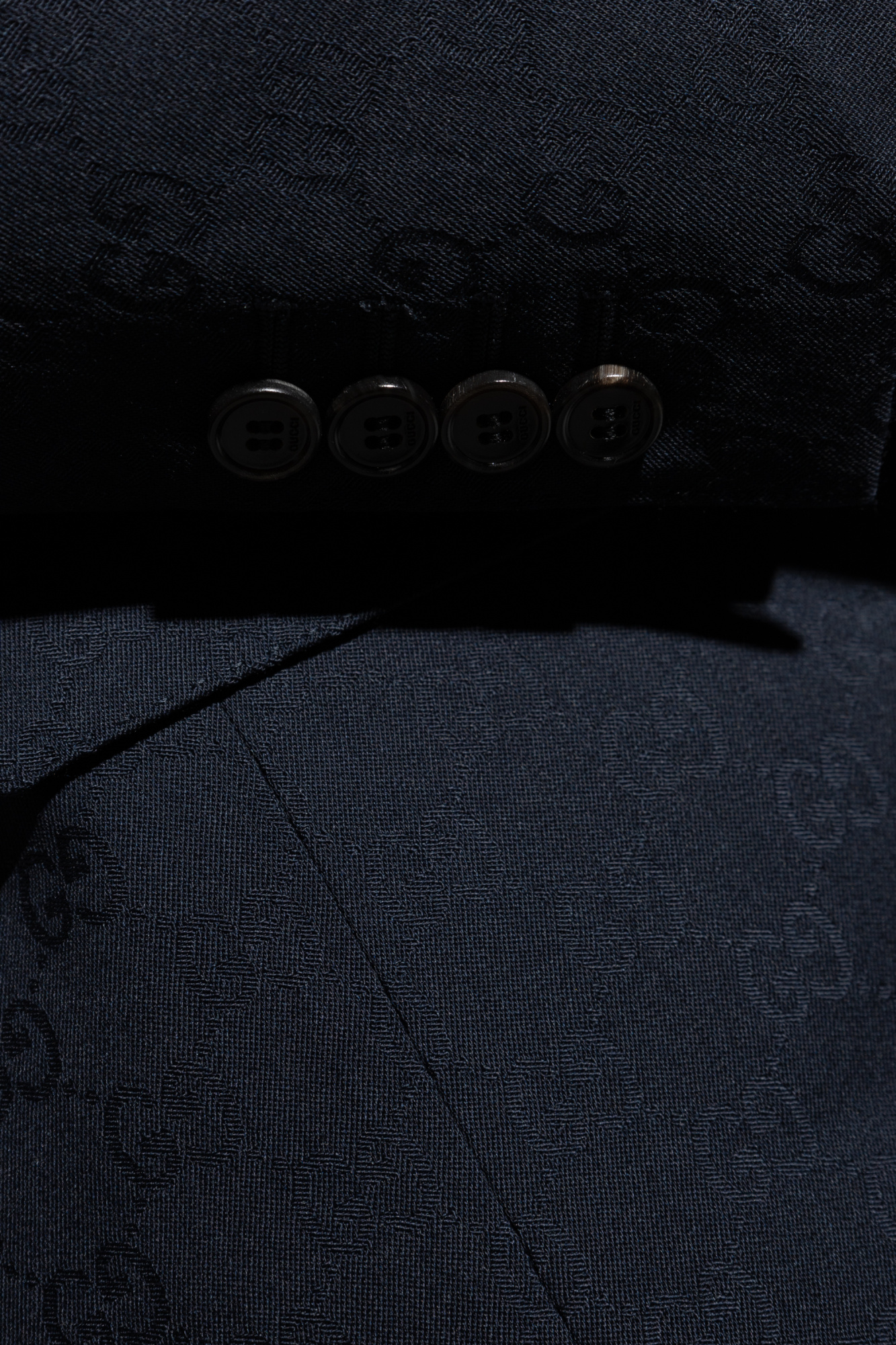 Gucci Wool suit with GG pattern | Men's Clothing | Vitkac